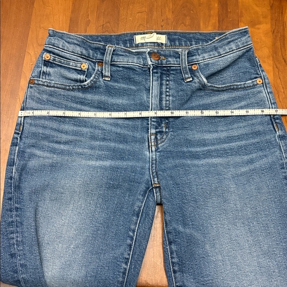 Madewell Women's Mid-Rise Classic straight Blue Jeans - Picture 11 of 11